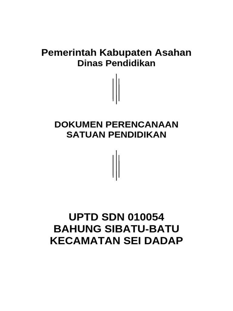 Dokumen Perencanaan SP Uptd SDN 010054 | PDF