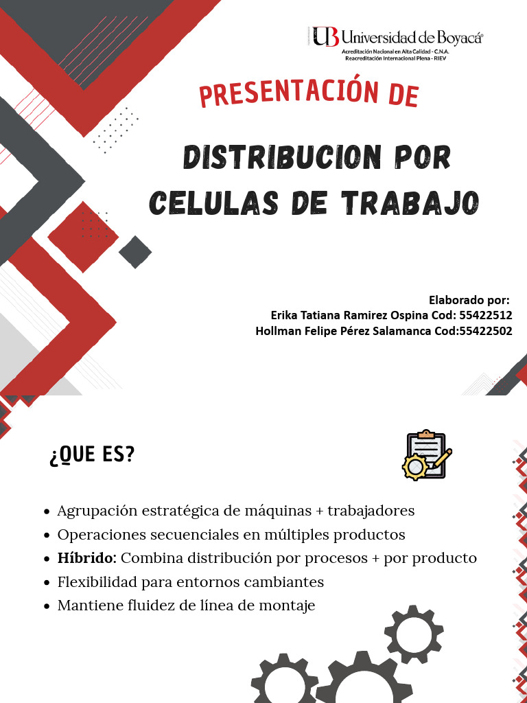 Distribución por Células de Trabajo | PDF