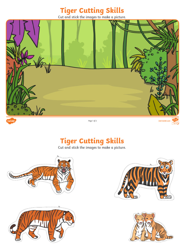 T SC 1694703317 Tiger Cutting Skills Activity 1 Ver 1 | PDF