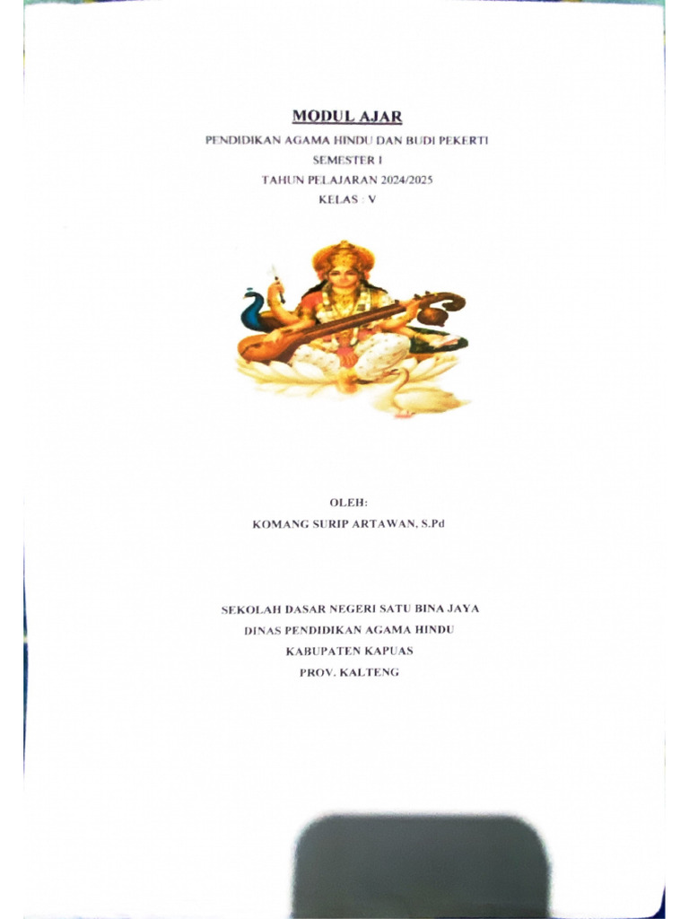 Modul Kls 5 Smster 1 THN 2024-2025 | PDF