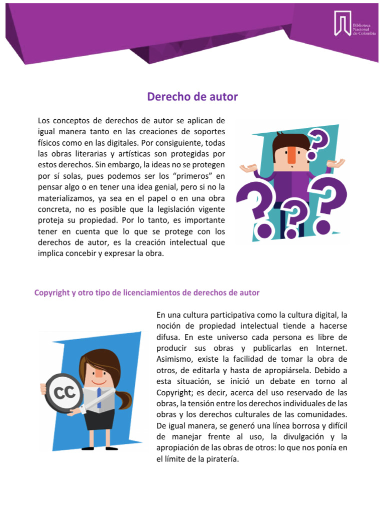 Derechos de Autor y Licencias Creative Commons | PDF | Creative Commons ...