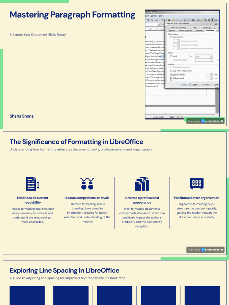 Formatting Text in LibreOffice | PDF