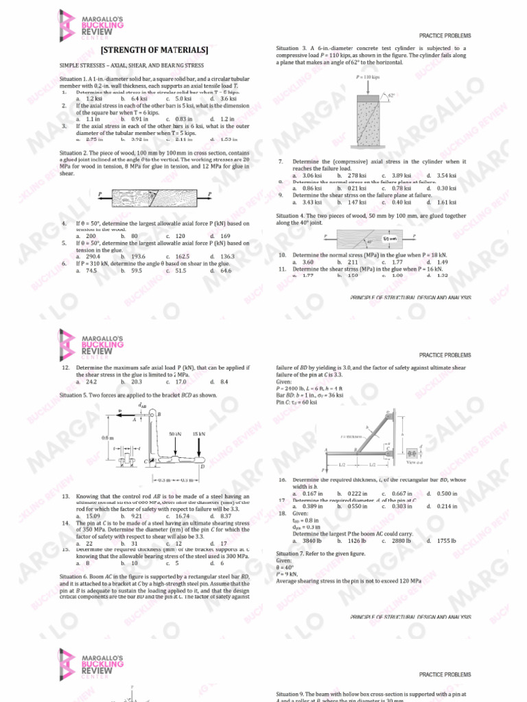 Strength Probset | PDF