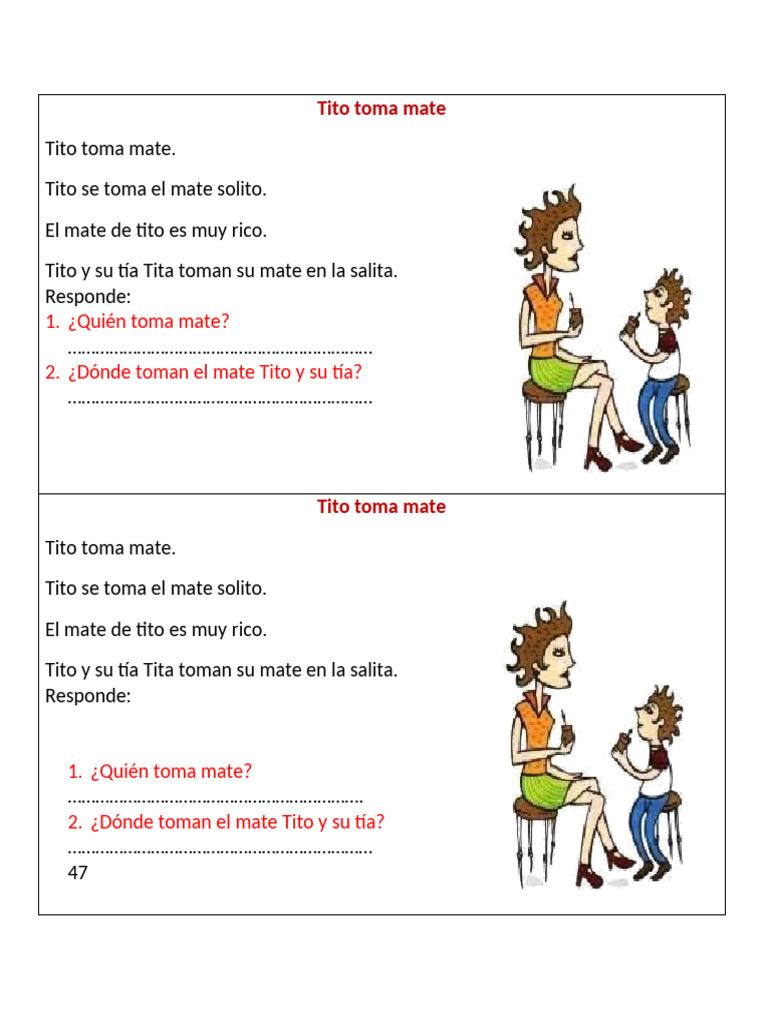 Lectura Ta Te Ti | PDF