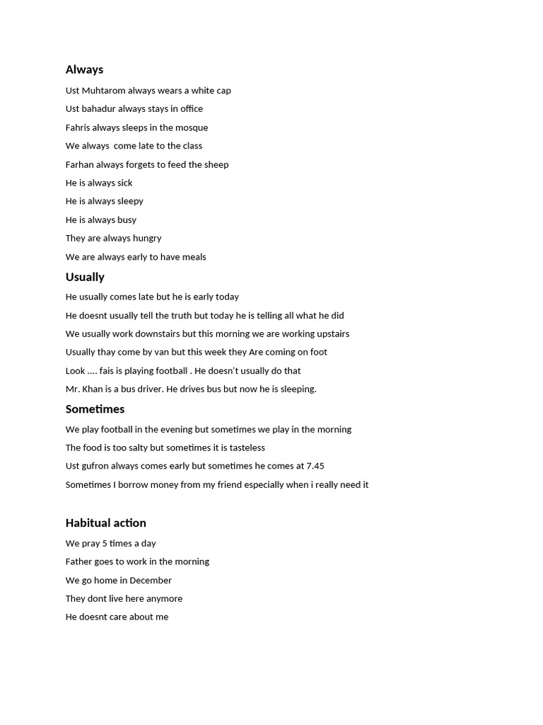 Always | PDF