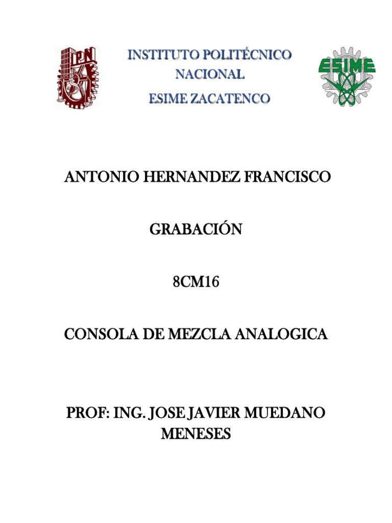 Consola de Mezcla Soundtracs Topaz | PDF | Ingeniería Informática ...