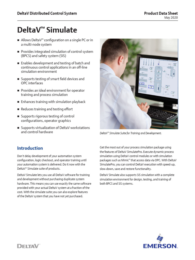 DeltaV Simulate Overview and Benefits | PDF | Simulation | Input/Output