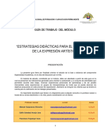 Estrategias Didácticas para El Desarrollo de La Expresión Artística