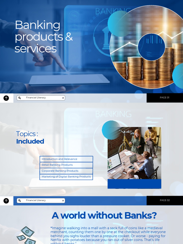 Overview of Banking Products & Services | PDF | Banks | Customer ...