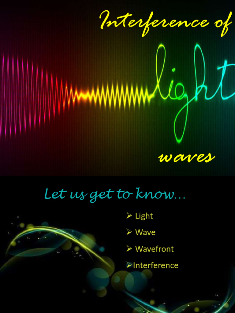 Light Wave Interference Explained | PDF