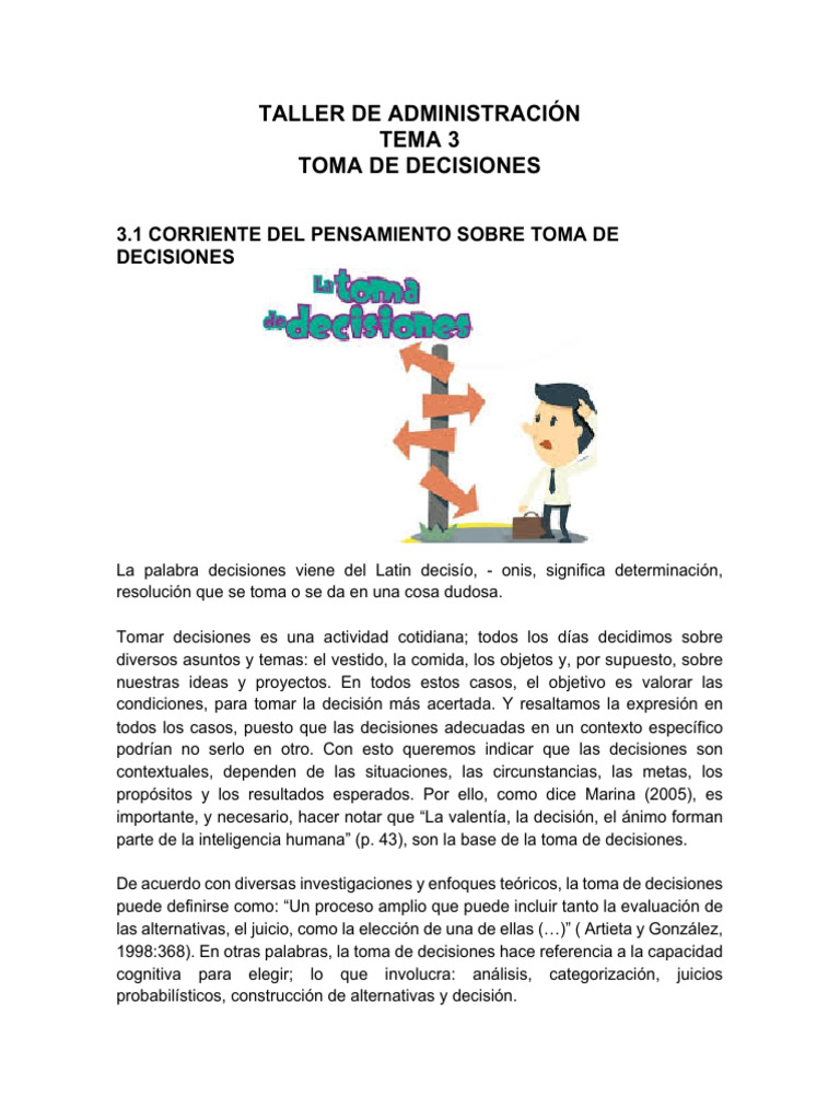 Estrategias para la Toma de Decisiones | PDF | Toma de decisiones ...
