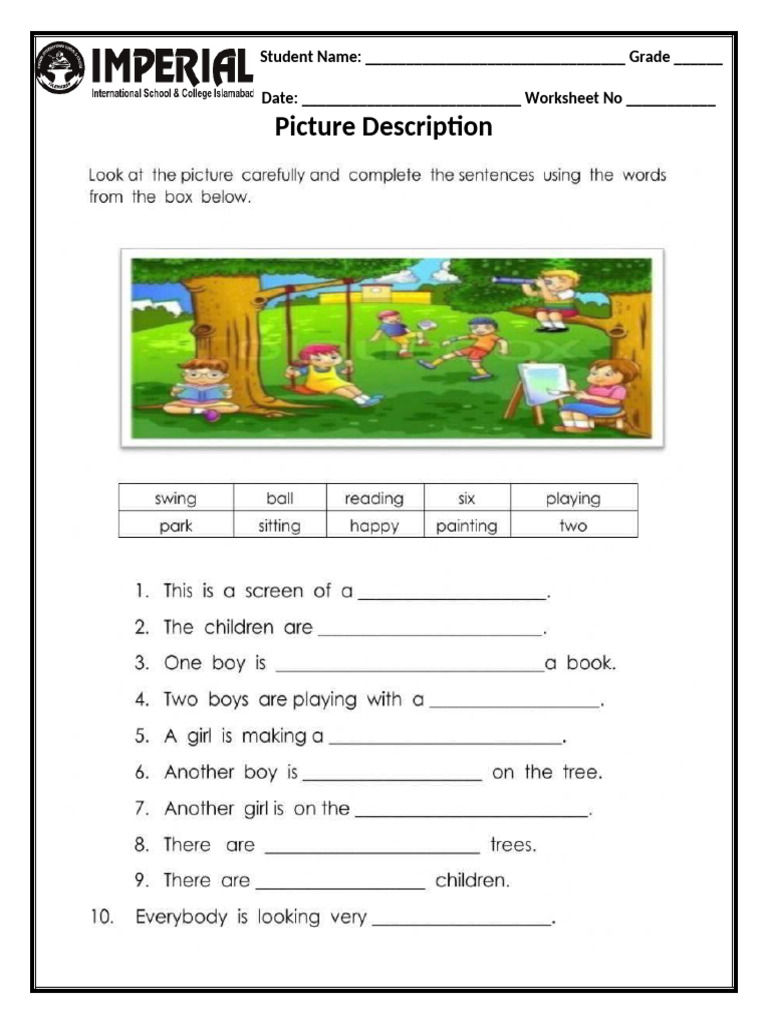 Student Worksheet Template | PDF