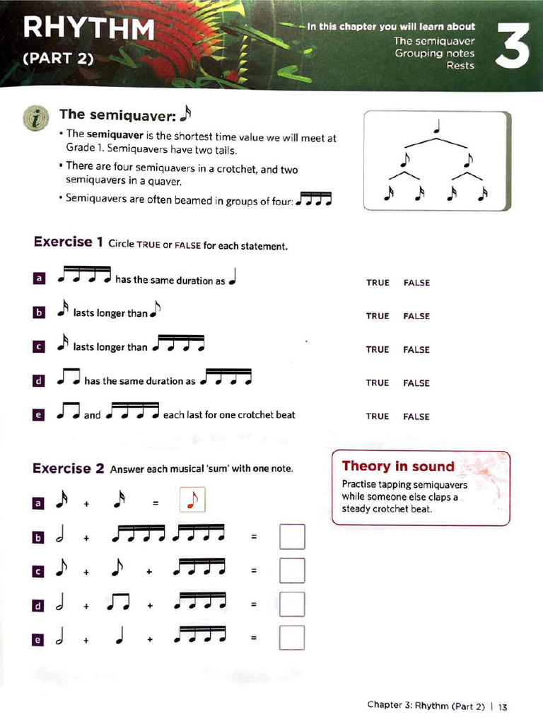 16th Notes & Rests | PDF | Poetics | Musical Forms