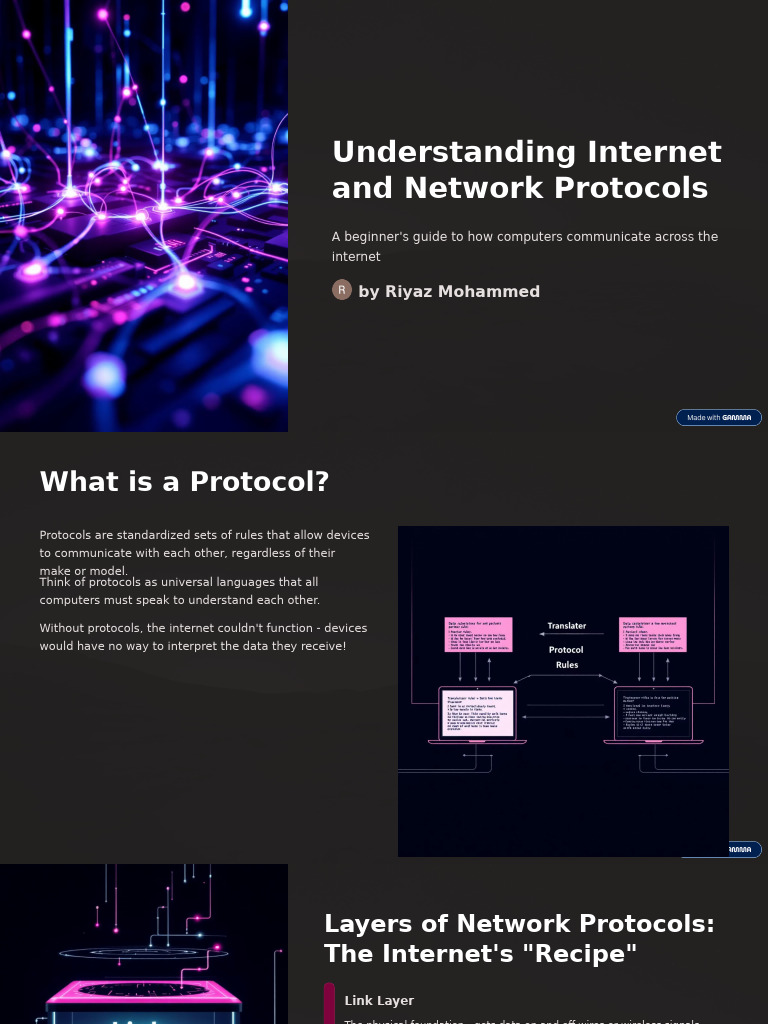 Understanding Internet and Network Protocols | PDF | Computer Network ...