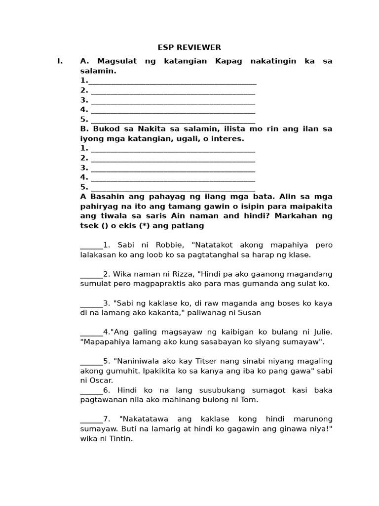 Esp Reviewer | PDF