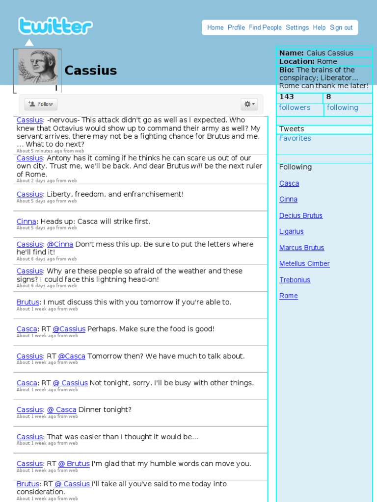 Twitter Template | PDF