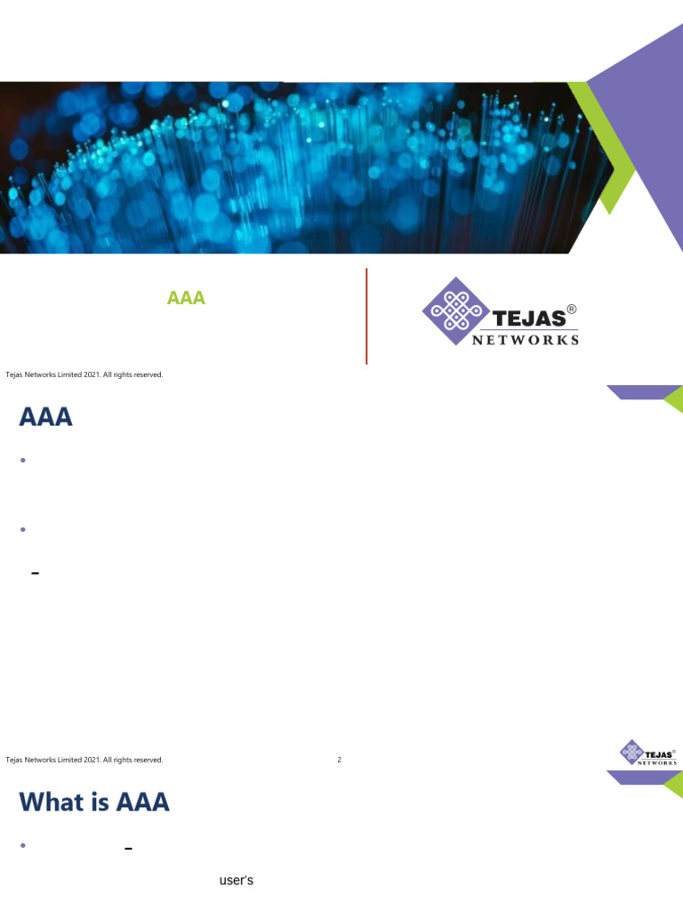 Understanding AAA: RADIUS and TACACS | PDF | Radius | Computer Engineering