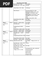 Consolidated Timetable 2026 From 09th February Onwards | PDF | Applied ...