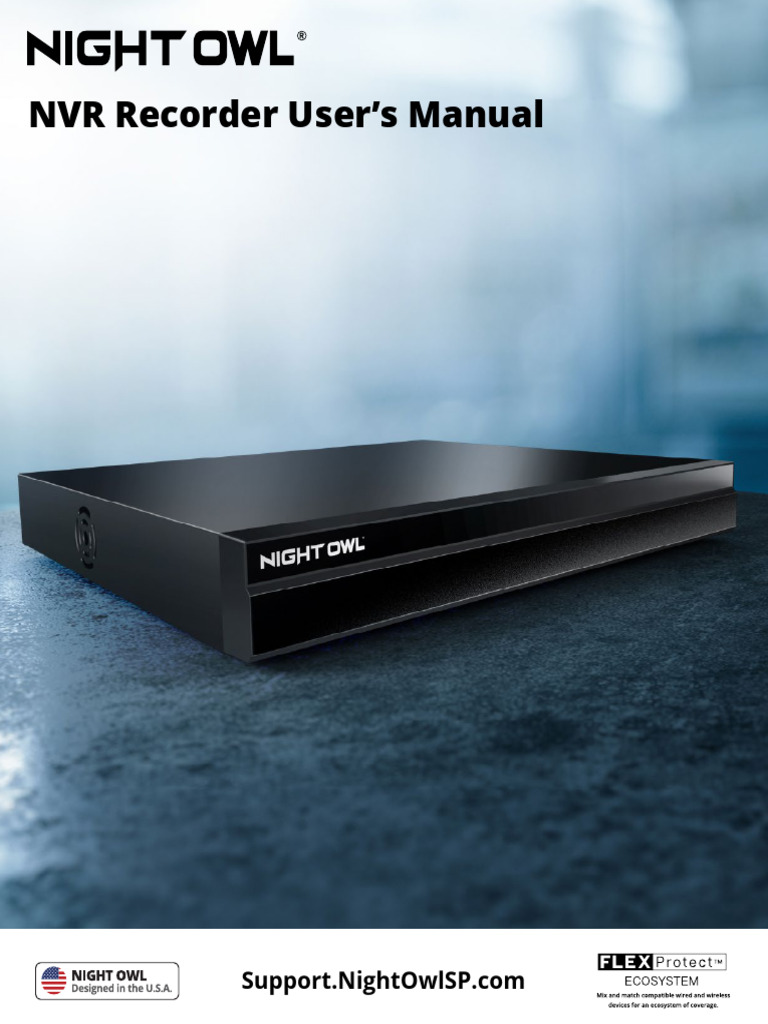 NVR Recorder User's Manual | PDF