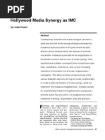 Download Art Hollywood Media Synergy as Integrated Mk Communications Dalecki 2008 by ustrimova SN90698188 doc pdf