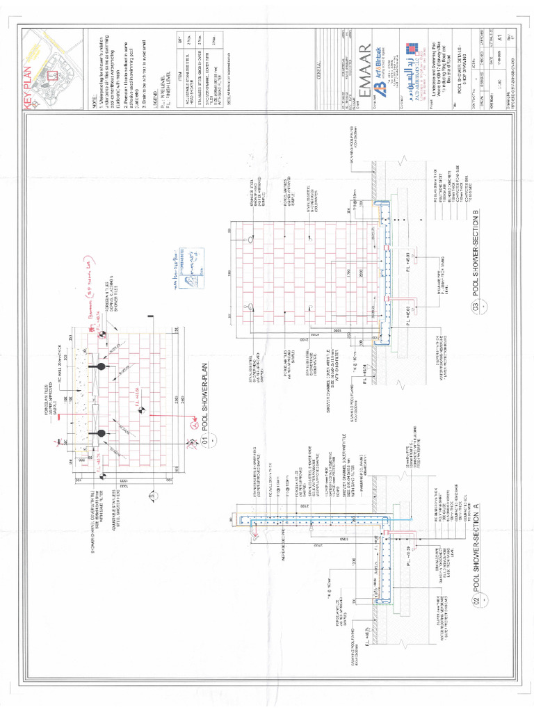 Shower Detail Drawing | PDF
