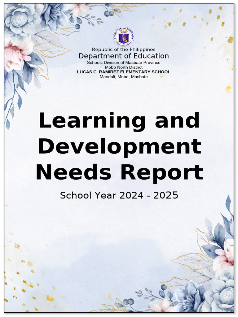 Learning and Development Needs Report 2024 | PDF | Learning | Behavior ...