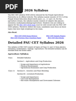 AAT Exam Structure and Syllabus | PDF | Agriculture