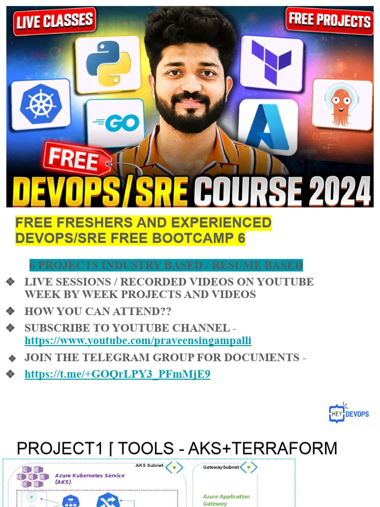 Free DevOps/SRE Bootcamp Projects | PDF