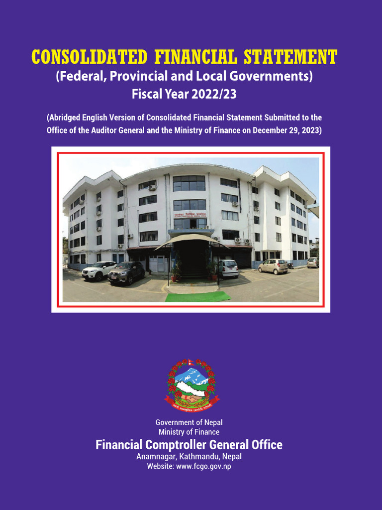 Nepal FY 2022/23 Financial Statement | PDF | Government Spending ...