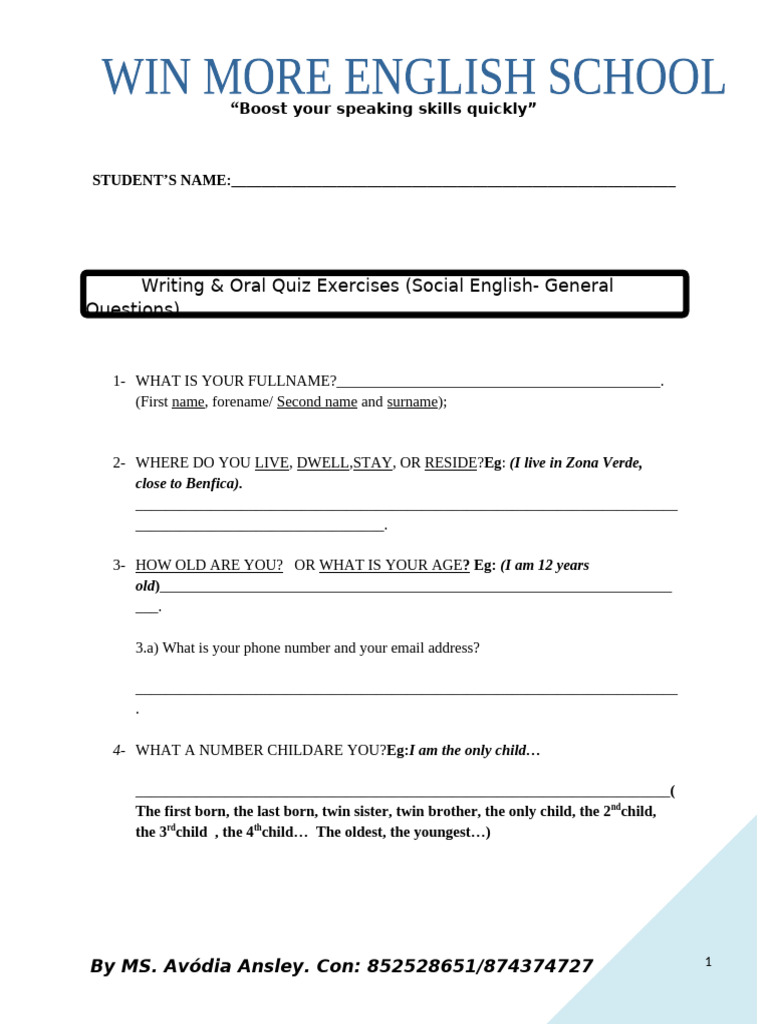 Quick Guide to Boost Speaking Skills | PDF | Grammatical Tense | Verb