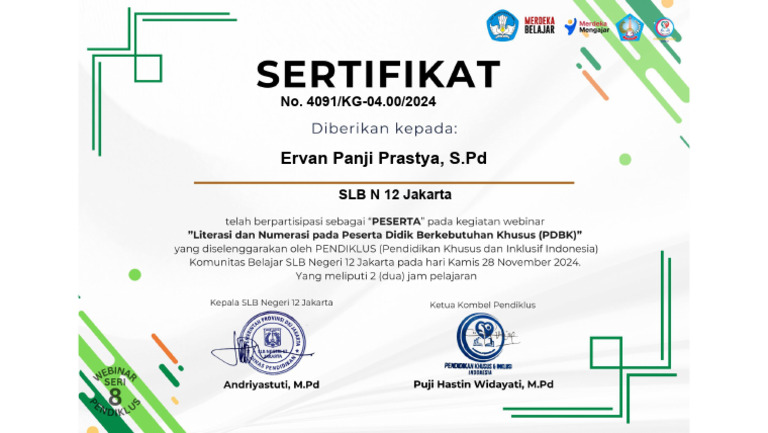 Ervan Panji Prastya, S.PD | PDF