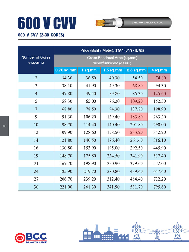 Bcc Cable - Cvv | PDF