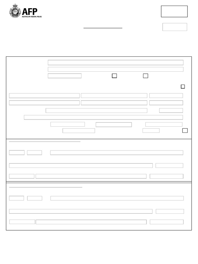 National Police Check Application Form | PDF | Criminal Justice | Crime ...