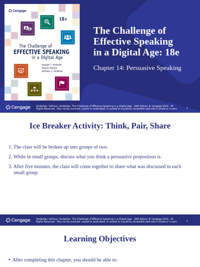 Persuasive Speaking Strategies Guide | PDF | Rhetoric