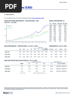 MSCI ACWI Index Factsheet 2025 | PDF | Economies | Investing