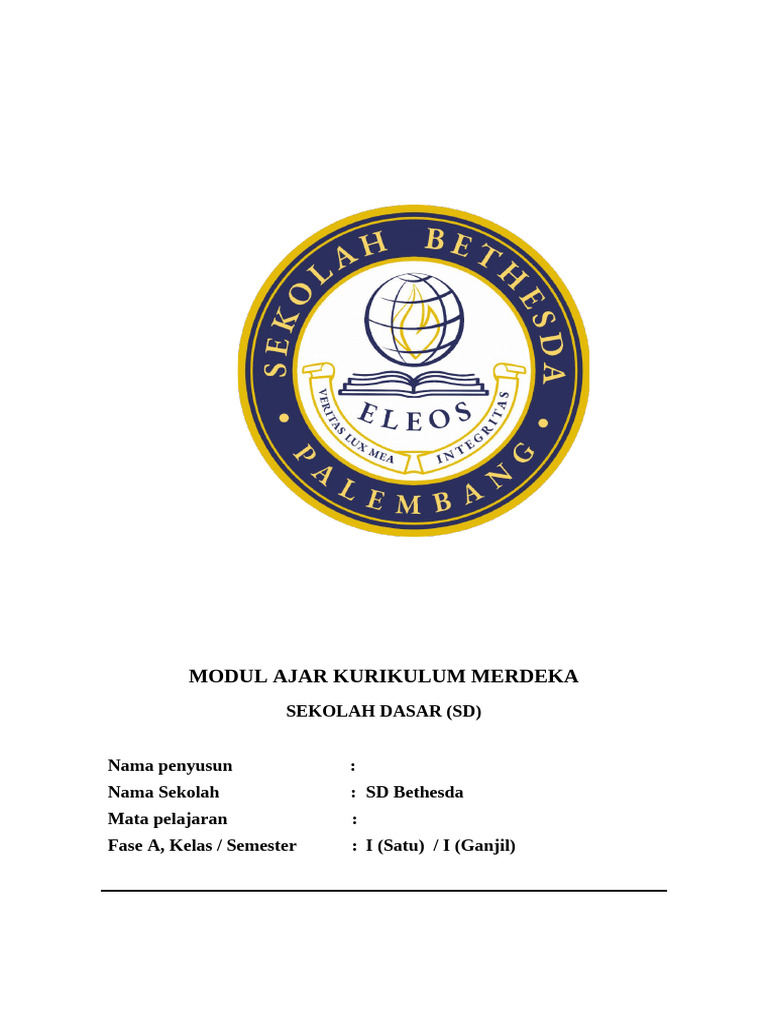 Modul Ajar Kurikulum Merdeka SD | PDF