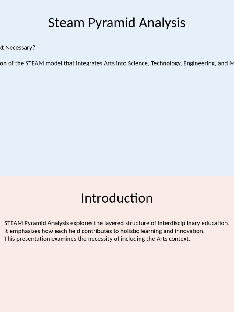 Necessity of Arts in STEAM Analysis | PDF | The Arts | Creativity