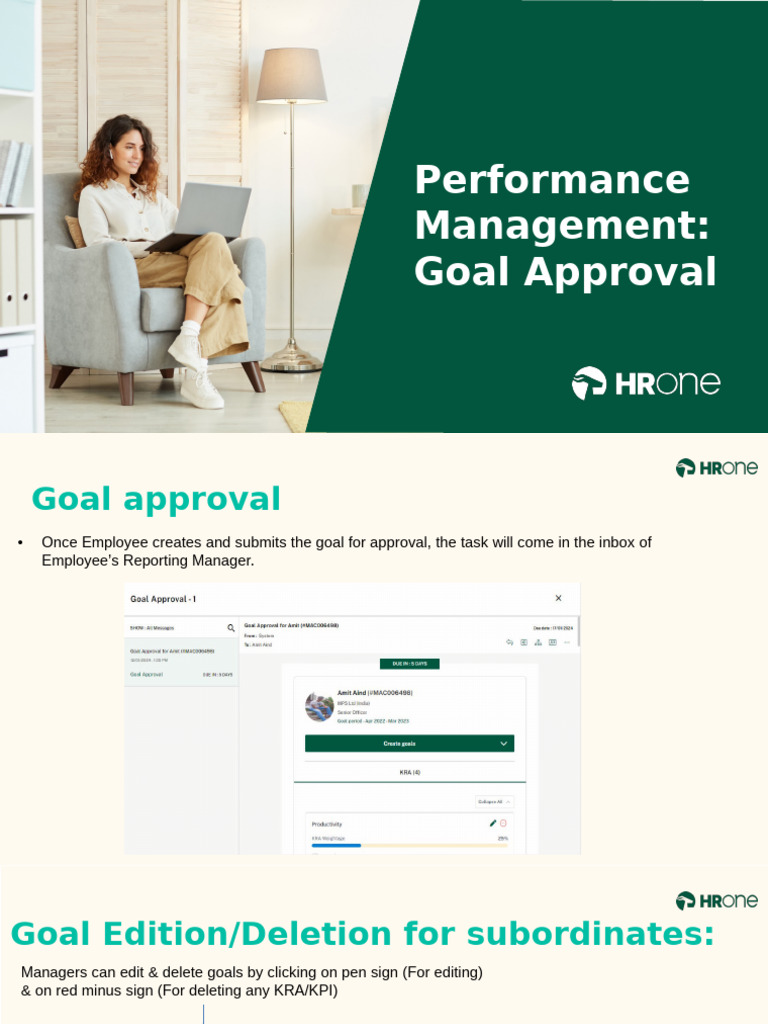 Goal Approval Process in Performance Management | PDF | Business ...