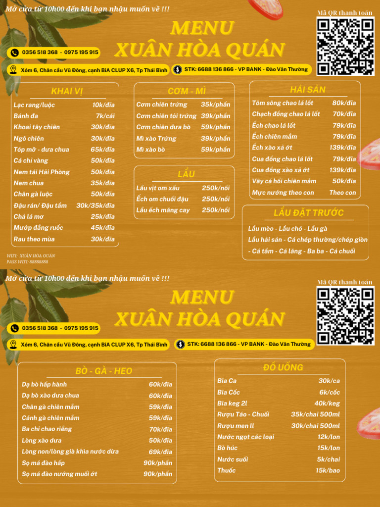 Menu | PDF