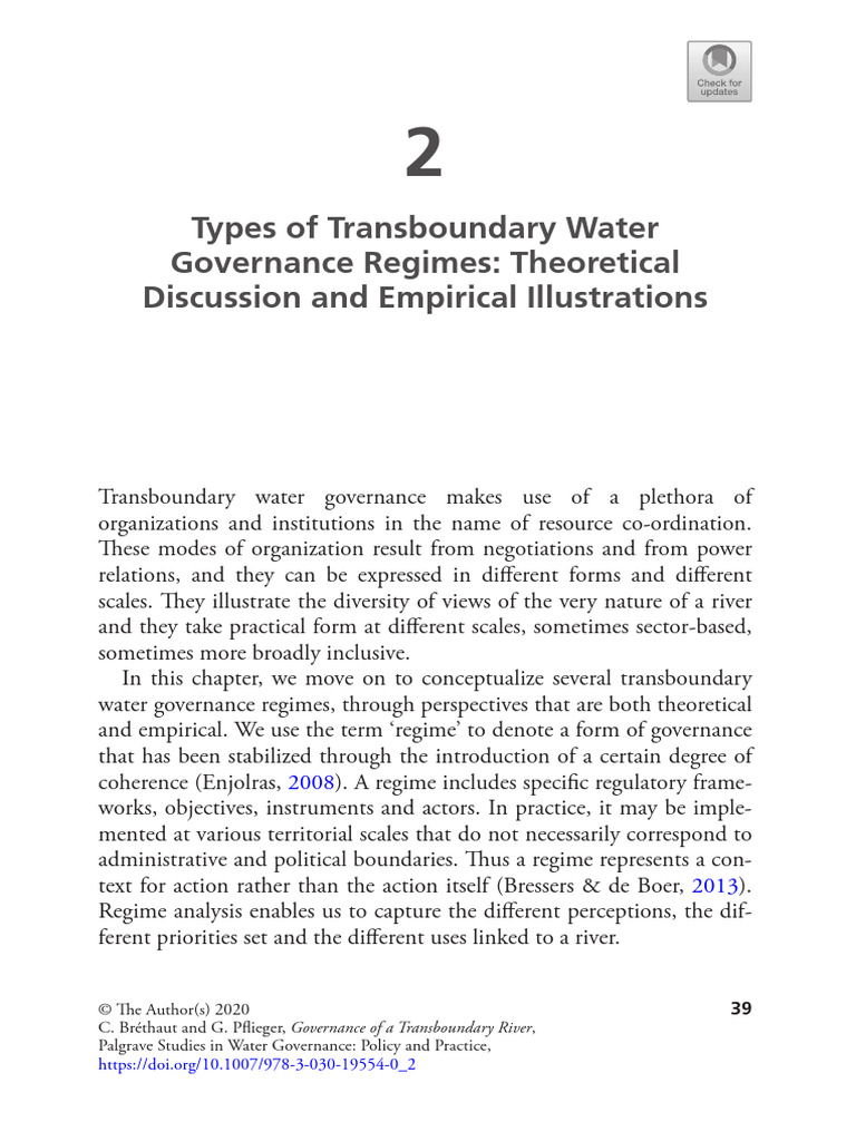 Transboundary Water Governance Regimes | PDF | Governance | Danube