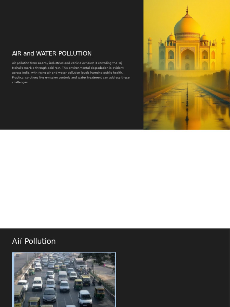 Air and Water Pollution | PDF | Climate Change | Greenhouse Gas
