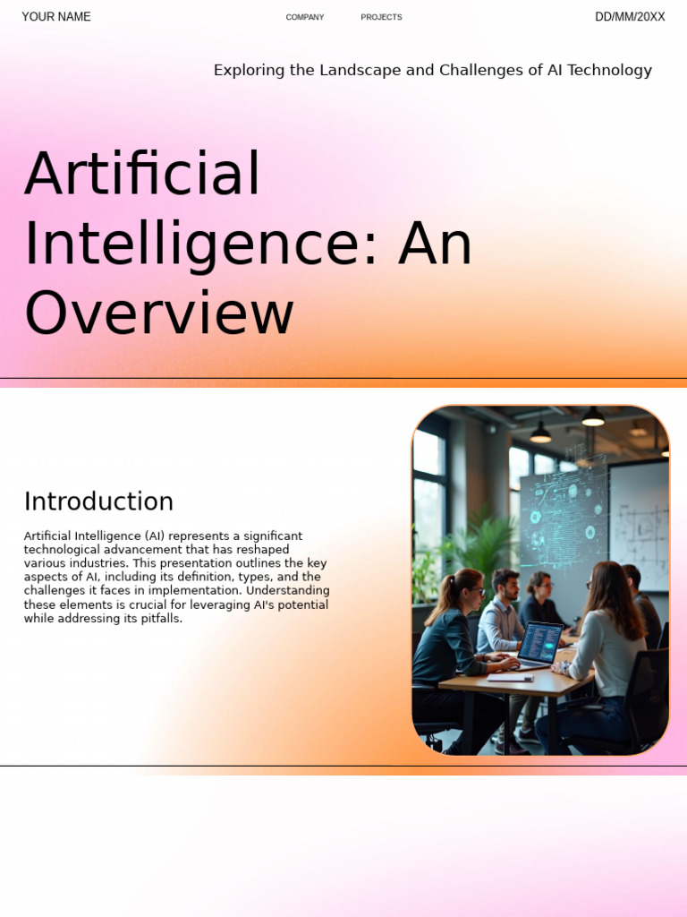 AI Overview: Trends and Challenges | PDF | Artificial Intelligence ...
