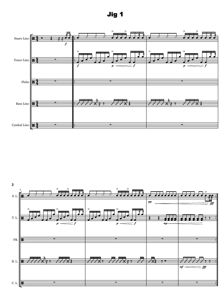 Jig 1 Music and Tutorial Guide | PDF | Sound Production | Musical Groups