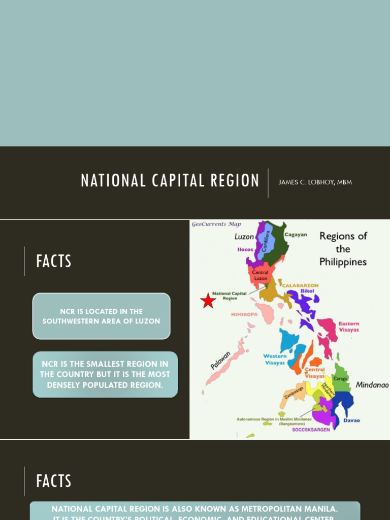 Overview of the National Capital Region | PDF | Metro Manila | Cuisine