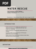 Essential Water Rescue Techniques | PDF | Emergency | Swimming