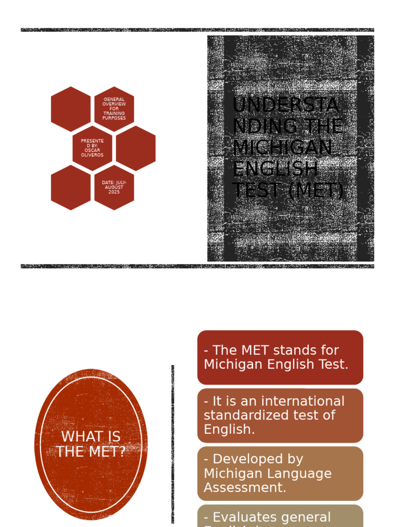 Overview of the Michigan English Test | PDF | English Language ...