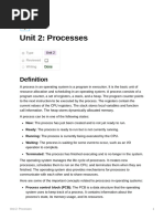 Process Control Block and State Diagram | PDF | Process (Computing ...