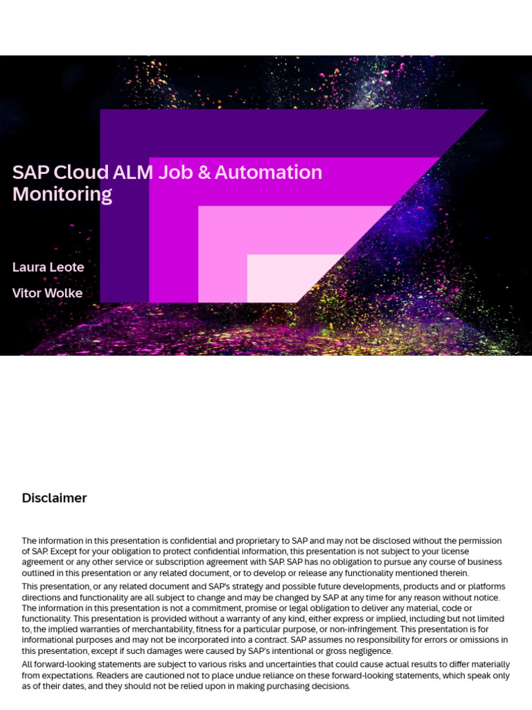 Job & Automation Monitoring | PDF | Cloud Computing | Computing