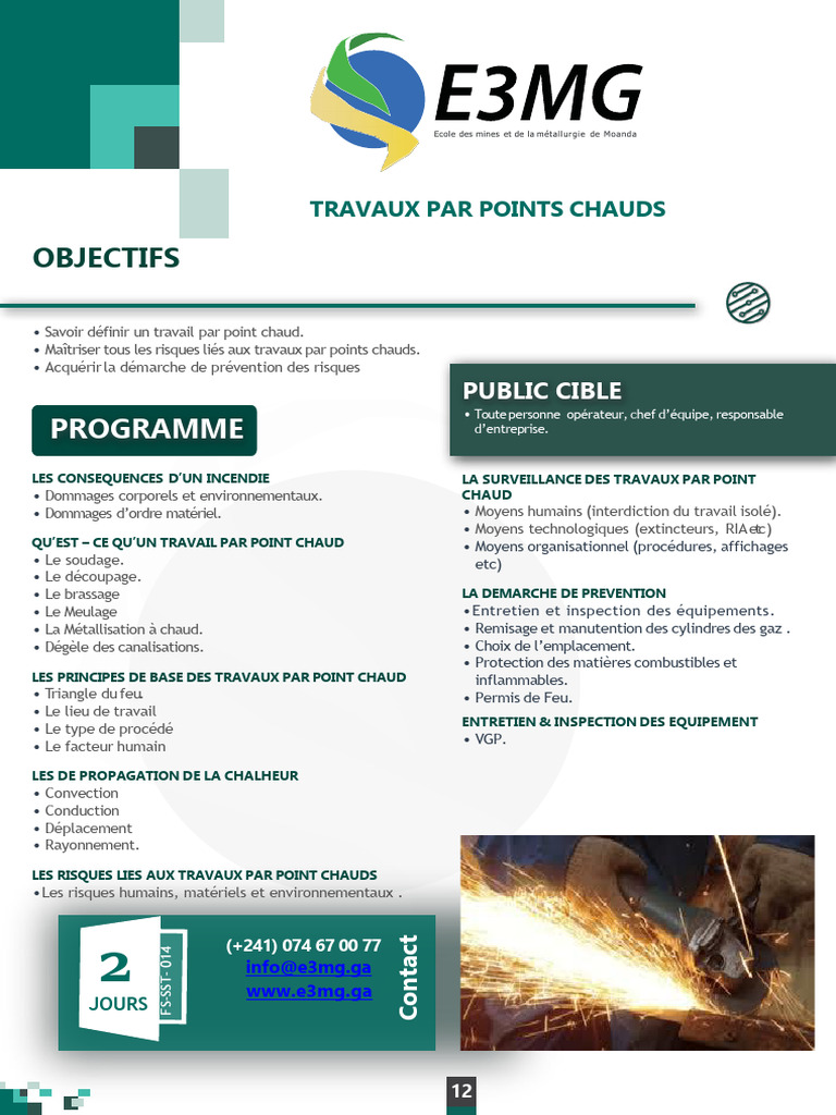 Travaux par Points Chauds : Sécurité et Prévention | PDF | Feu | Sécurité