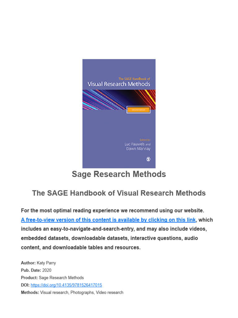 Quantitative Visual Content Analysis | PDF | Sampling (Statistics ...